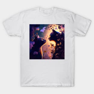 Cats Sunset Escape T-Shirt